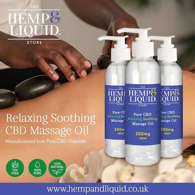 CBD Soothing Massage Oil