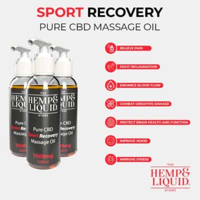 Sports Recovery Massage Oil