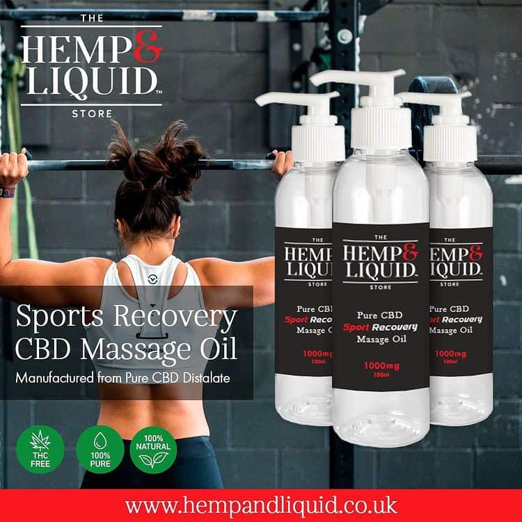 Sports Recovery CBD Massage Oil